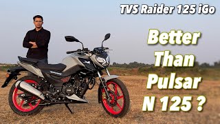 2024 TVS Raider 125 iGo Review  Better Than Hero Xtreme 125r [upl. by Sura179]