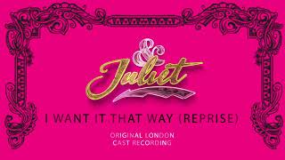 Oliver Tompsett Cassidy Janson MiriamTeak Lee Jordan Luke Gage – I Want It That Way Reprise [upl. by Aeirdna]