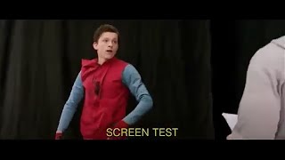 Tom Hollands SPIDERMAN Audition Tape and Screen Test with Robert Downey Jr [upl. by Eittocs848]