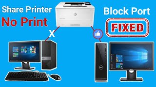 Fix Printer Shared But Not Print [upl. by Stanley812]