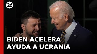 Biden entregará a Ucrania el resto de la ayuda comprometida antes de que Trump asuma el poder [upl. by Nymzaj838]