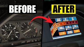 This DIY Digital Dash Will Completely Change Your Cars Dashboard [upl. by Anal]