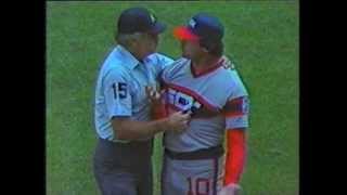 Tony LaRussa Tossed From Game 1985 [upl. by Neelear]