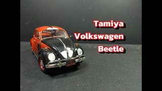 Tamiya Volkswagen Beetle 124 24136 step by step build [upl. by Branscum967]