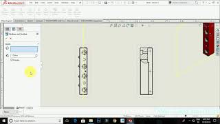 SolidWorks Drawing Broken Out Section Tutorial  Tamil [upl. by Magnien995]