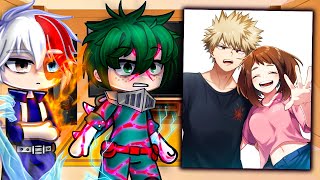 Class 1A React to Bakugo  MHA  Gacha Club [upl. by Atiana]