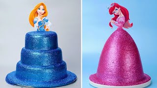 Satisfying Tsunami Cakes  Cutest Princess Cake Decorating Ideas  Perfect Cake You Must Try [upl. by Atsirc739]