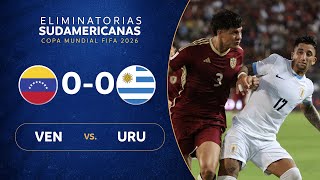 VENEZUELA vs URUGUAY 00  RESUMEN  ELIMINATORIAS SUDAMERICANAS  FECHA 8 [upl. by Moncear]