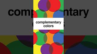 What are complementary colors shorts graphicdesign [upl. by Enilraep]