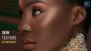 How To Create Skin Texture In Photoshop [upl. by Bernelle799]