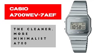 Casio A700WEV7AEF review Is this cool or TOO minimal [upl. by Aneelak]