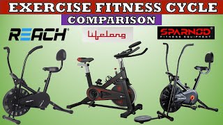 Best Fitness Exercise Cycle Comparison  Reach vs Lifelong vs Sparnod [upl. by Landa]