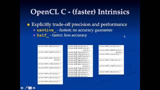 OpenCL Compute Kernels 5 [upl. by Dupin]