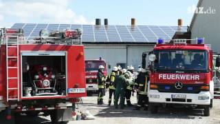 FeuerwehrGroßeinsatz bei Dagebüll Hilfe kommt aus Dänemark [upl. by Nehgam]