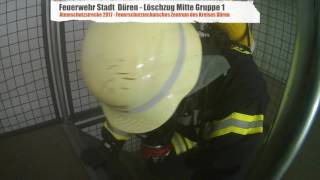 Atemschutzstrecke 2017  Feuerwehr Stadt Düren  Löschzug Mitte Gruppe 1 [upl. by Kneeland]