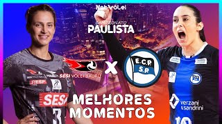 SESI BAURU vs PINHEIROS  Melhores Momentos  SEMIFINAL Paulista Feminino 2024 [upl. by Adiol]