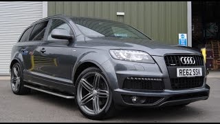 2015 Audi Q7 S Line 30T Quattro Tiptronic Full Review  Exhaust Start Up [upl. by Pollock]