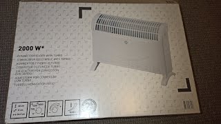 BampQ CONVECTOR HEATER WITH TURBO 2000W [upl. by Odele]