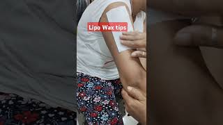 waxtips skincare lipo wax shotsliposoluble viral tutorial trendy wax Threading Rajkot [upl. by Bannister]