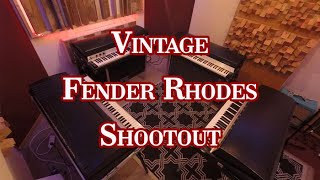 Vintage Fender Rhodes Shootout [upl. by Adnylem]