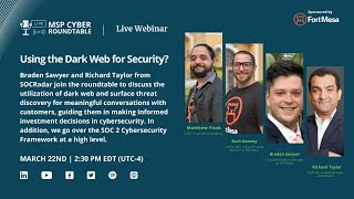 Using the Dark Web for Security [upl. by Pirbhai149]