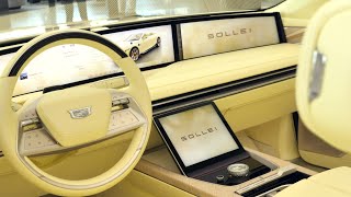 Cadillac SOLLEI Concept Car w Mycelium Interior Details [upl. by Concepcion]