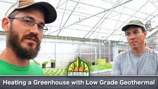 Heating a Greenhouse with Low Grade Geothermal Earth Batteries [upl. by Sothena]