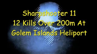 Ghost Recon Breakpoint  Sharpshooter Rank Challenge  12 Kills Over 200m At Golem Island heliport [upl. by Eserrehs]