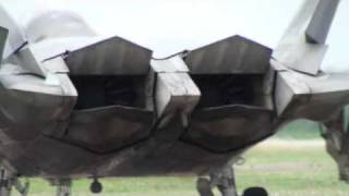 F22 thrust vectoring nozzles [upl. by Connie]