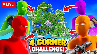 FORTNITE RELOAD 4 CORNER CHALLENGE with FRIENDS High Eliminations [upl. by Evette942]