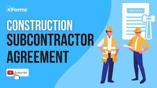 Explaining a Construction Subcontractor Agreement [upl. by Alard]