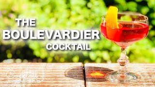 How To Make a BOULEVARDIER  1Minute Cocktail Recipes [upl. by Beller]