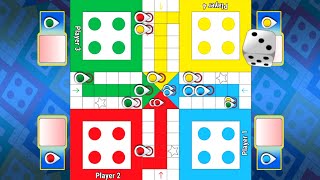 Ludo game in 4 players match  Ludo king 4 players match [upl. by Amick]