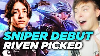 LS  SNIPER PICKS RIVEN ON LCS DEBUT amp JOJOPYUN C9 DEBUT  100T vs TL amp C9 vs NRG [upl. by Seagrave]