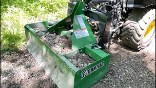 John Deere 1025R Box Blade Scarifiers [upl. by Cirderf]