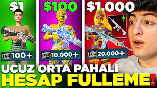 UCUZ ORTA PAHALI TAKİPÇİ HESAP FULLEME BUZ DİYARI ÇIKARDIK 😲 5  PUBG Mobile [upl. by Ambert677]