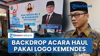 Yandri Blunder Lagi Minta Maaf soal Kop Surat Kini Backdrop Haul Ibu Masih Pakai Logo Kemendes [upl. by Arehsat288]