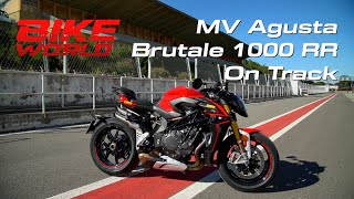 MV Agusta Brutale 1000 RR On Track [upl. by Nirad]