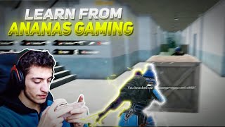 Learn From Ananas Gaming  Fast Peek Method  PUBG MOBILE [upl. by Allenod213]