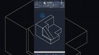 Improve Your Skills AutoCAD Isometric Drawing Exercises  CAD 🖥️⚙️ short trending autocad [upl. by Cleodell]