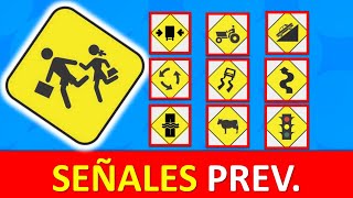 Señales de transito preventivas ⚠️🧐 [upl. by Holder]