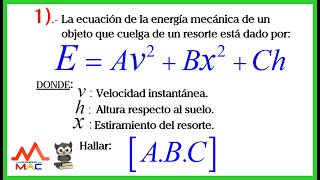 ANÁLISIS DIMENSIONAL  EJERCICIO 1  FÍSICA [upl. by Jonis]