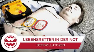 Herzinfarkt so benutzt man einen Defibrillator  Welt der Wunder [upl. by Eilatan]