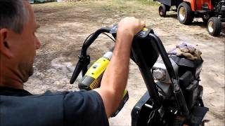 Repairing My Sears Craftsman Rototiller Handle Bars [upl. by Rehpoitsirhc77]