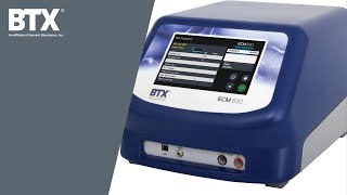 Versatile electroporation system  ECM 830 Demo  BTX [upl. by Akelam]