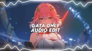 Gata only  Floyymenor Cris mj Slowed and reverb edit audio [upl. by Nester115]