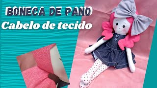 🔴 Boneca de pano para iniciante passo a passo [upl. by Adiaroz]