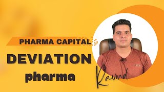 What is a deviation in pharma industry  Pharma Capital  Deviation Training Hindi [upl. by Jessica]