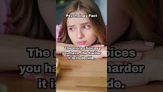 Why is decision making hard😭🥹😿😭 psychology facts brainfacts psychologyfacts brain reels [upl. by Liartnod]