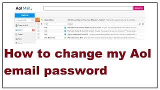 Aol Email Change Password [upl. by Berck]